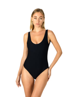 The Poolside One Piece - Black